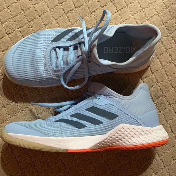 Adidas Adizero Blue Tennis Sneakers sz 6 - Picture 2 of 9